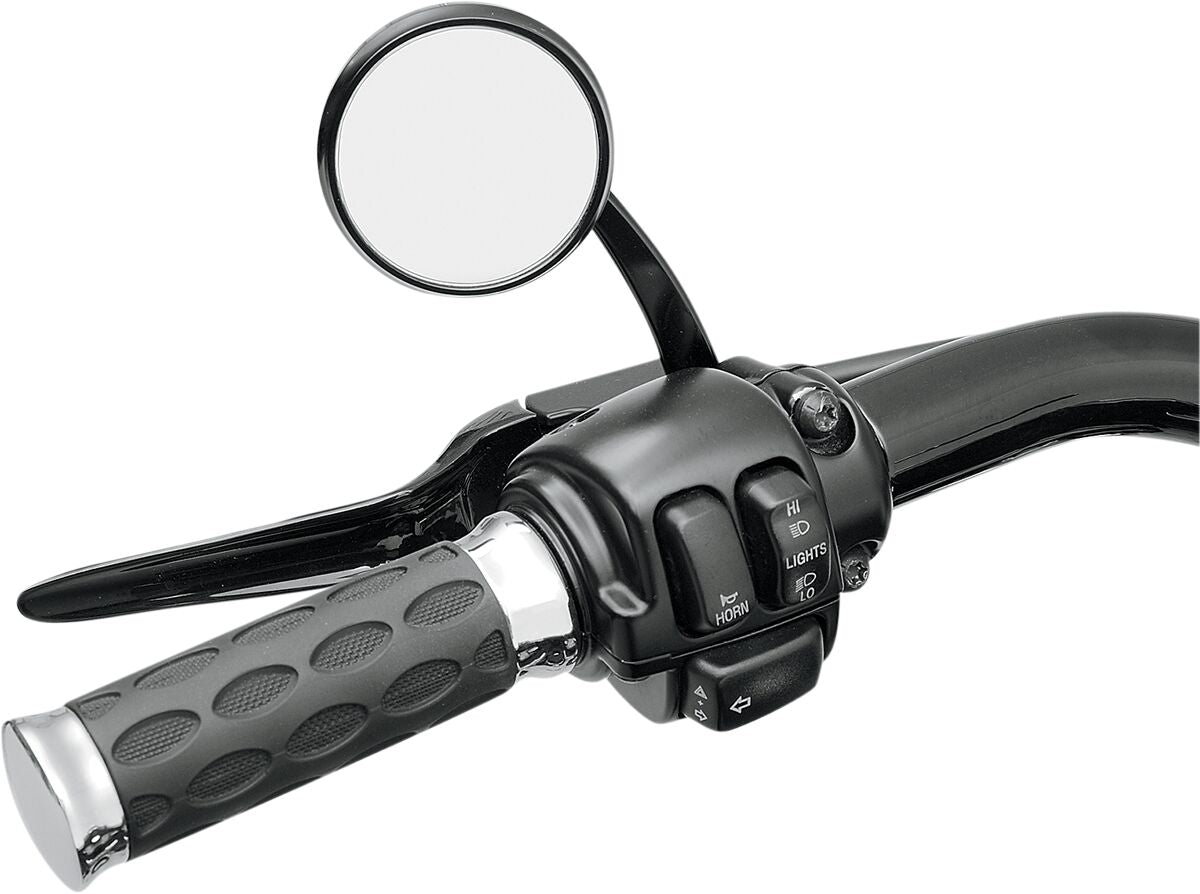 Todd's Cycle Mirror Shooter Left Blk MIRRORS Todd's Cycle