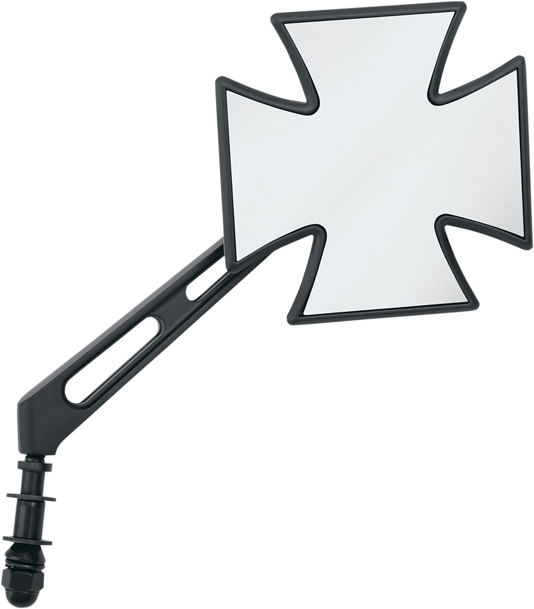 Drag Specialties Mirror Cross Air Stm Blk MIRRORS Drag Specialties