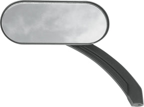 Drag Specialties Mirror Oval Hotop Flatblk MIRRORS Drag Specialties