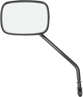 Drag Specialties Mirror Pln Long Stem Blk MIRRORS Drag Specialties