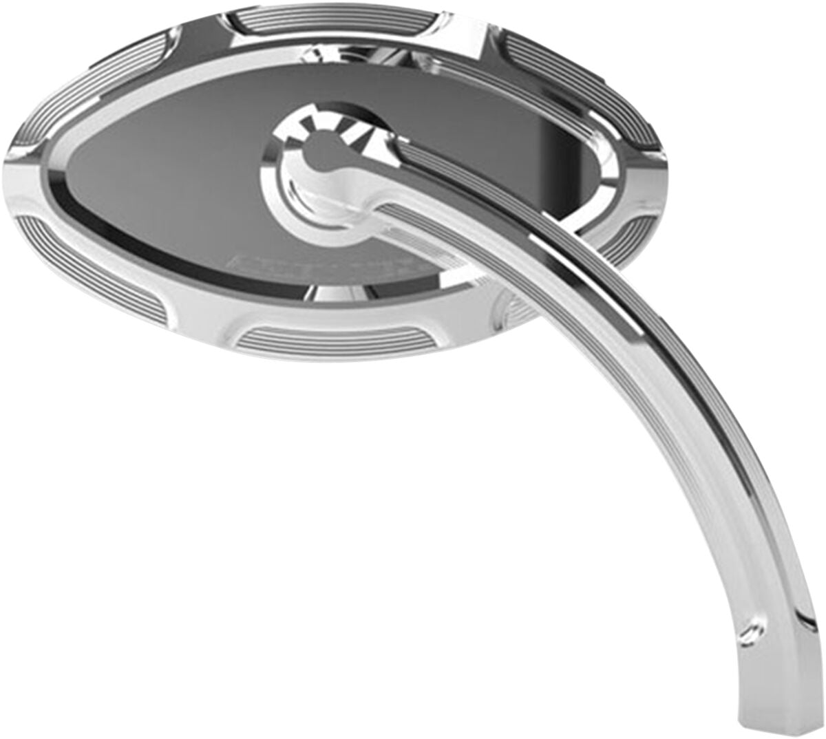 Left Beleved Forged Mirror, Chrome Mirrors Arlen Ness