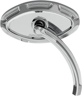 Left Beleved Forged Mirror, Chrome Mirrors Arlen Ness