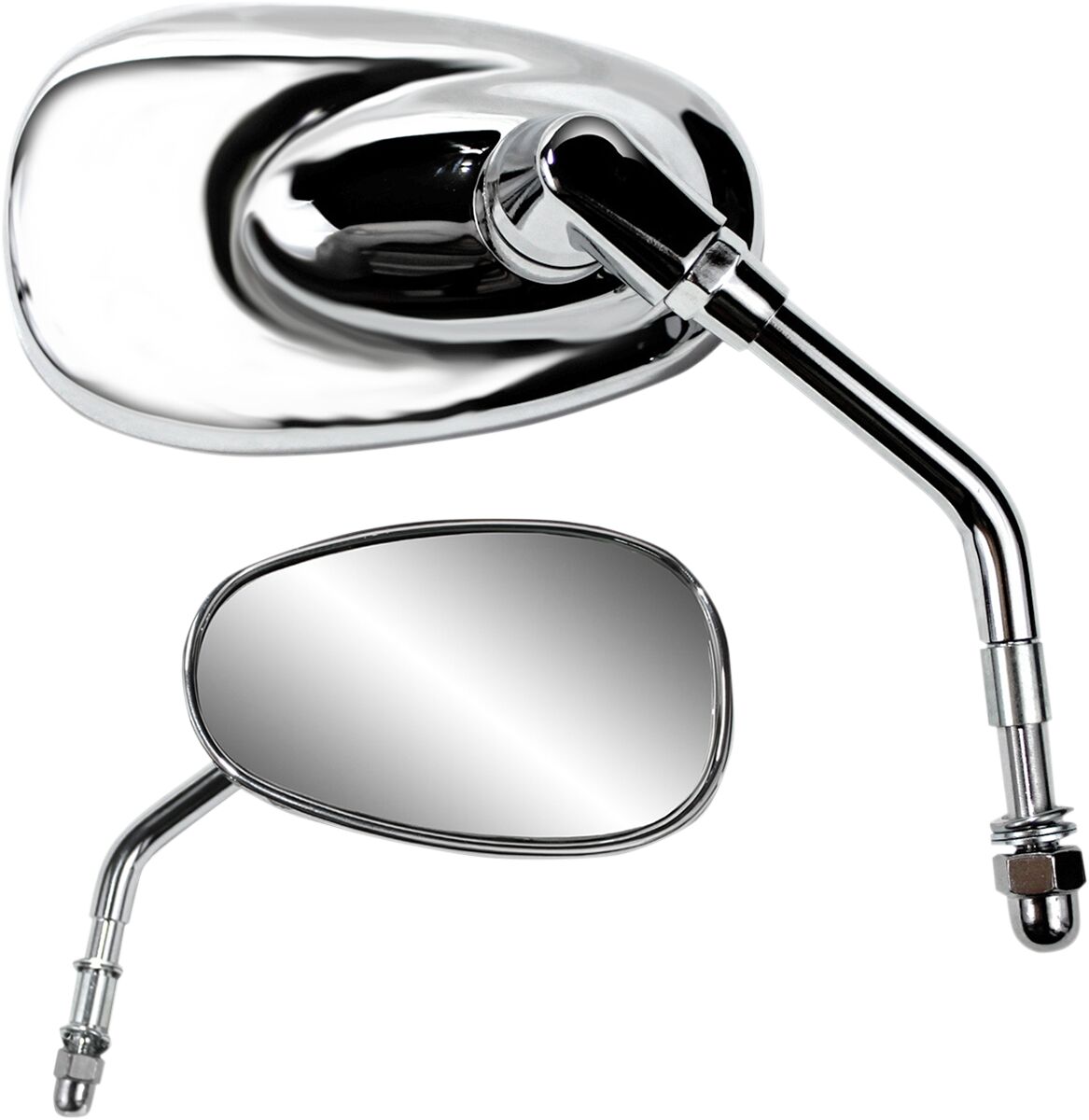 Parts Unlimited Mirror Pu Mini Oval Har. MIRRORS Parts Unlimited