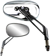 Parts Unlimited Mirror Pu Short Stem Har MIRRORS Parts Unlimited