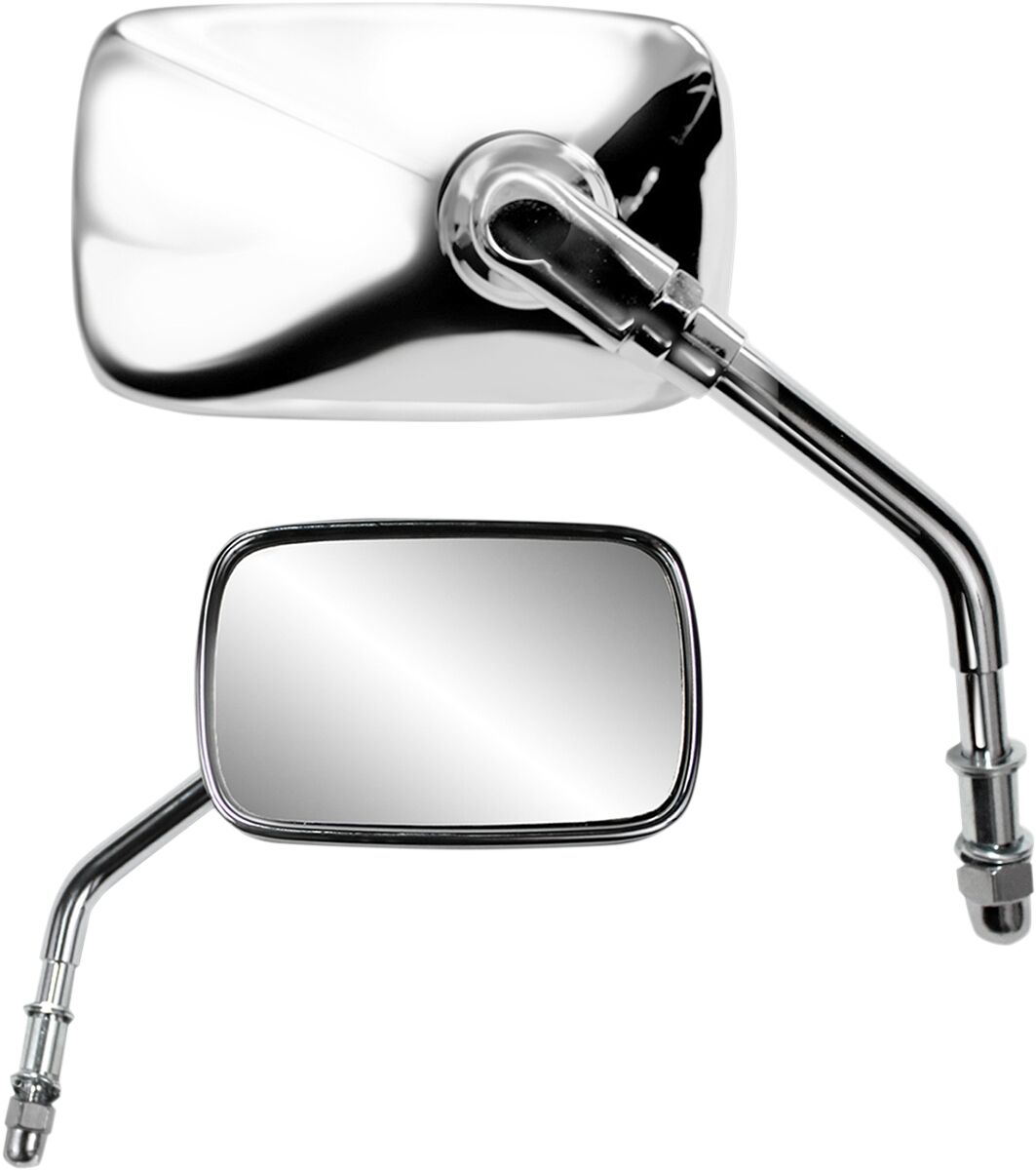 Parts Unlimited Mirror Pu Mini Rect. Har MIRRORS Parts Unlimited