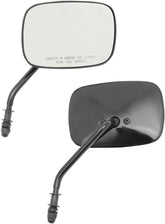 Drag Specialties Mirrors Rect Blk Shrt MIRRORS Drag Specialties
