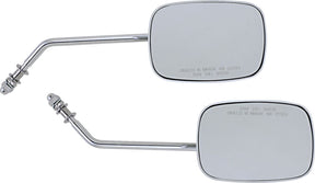 Drag Specialties Mirrors Rect Chr Long MIRRORS Drag Specialties