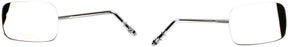 Drag Specialties Mirrors Rect Chr Long MIRRORS Drag Specialties