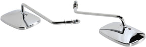 Drag Specialties Mirrors Rect Chr Long MIRRORS Drag Specialties