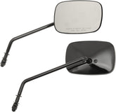 Drag Specialties Mirrors Rect Blk Long MIRRORS Drag Specialties
