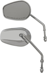 Drag Specialties Mirrors Repl Long Stm Chr MIRRORS Drag Specialties