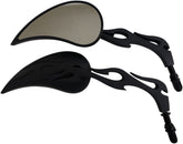 Rivco Products Mirror Billet Flame Blk Rivco Products