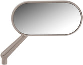Right Forged Oval Mirror, Titanium Mirrors Arlen Ness