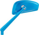Left Tearchop Forged Mirror, Blue Mirrors Arlen Ness