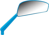 Right Tearchop Forged Mirror, Blue Mirrors Arlen Ness