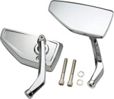 Ciro Mirrors Chicane Chrome Pair Ciro