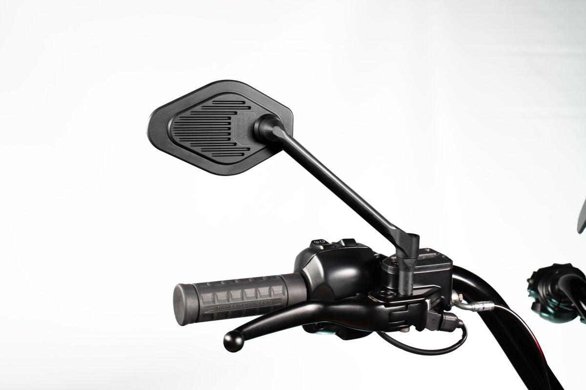 Drag Specialties Mirror Adjustable Long Stem Bl MIRRORS Drag Specialties