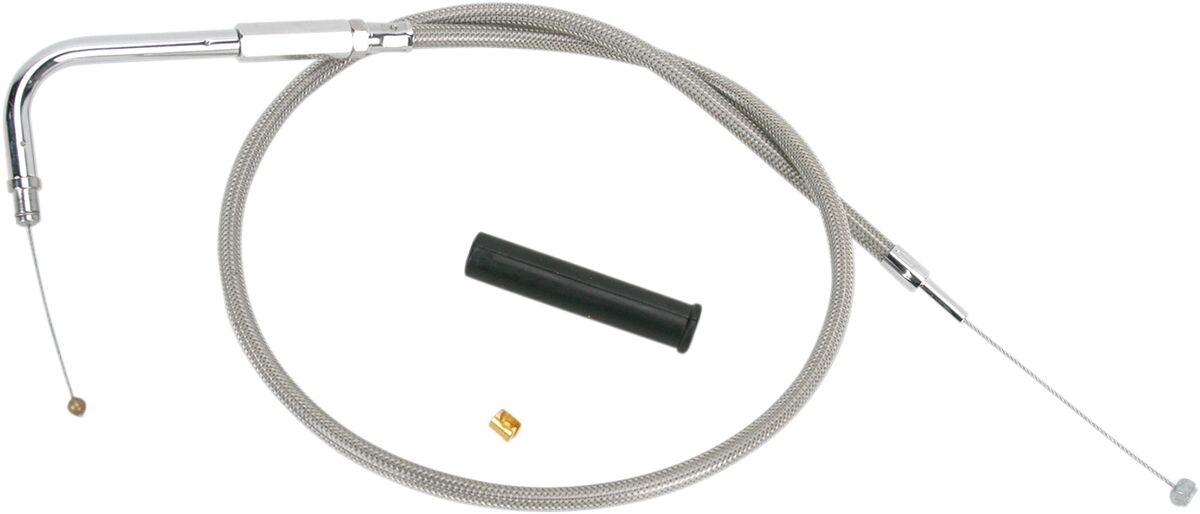 Drag Specialties Cable Throt Braid 26.5 CABLES-THROTTLE Drag Specialties