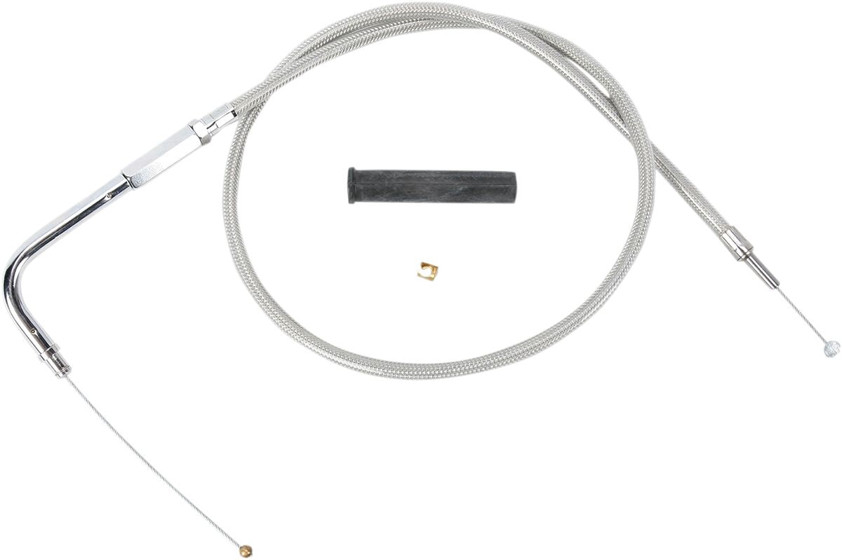 Drag Specialties Cable Throt Braid 37 CABLES-THROTTLE Drag Specialties