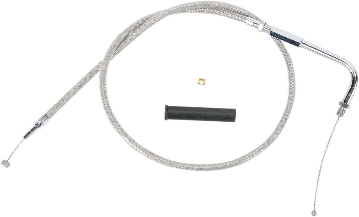 Drag Specialties Cable Throt Braid 35 CABLES-THROTTLE Drag Specialties