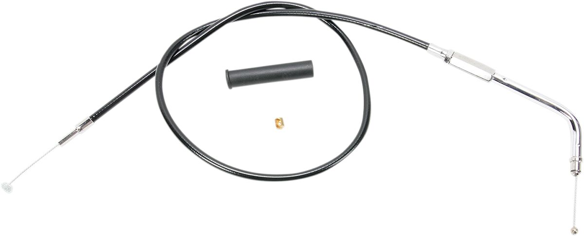 Drag Specialties Throttle Cable Black Vinyl 27.5" Cables Throttle Drag Specialties