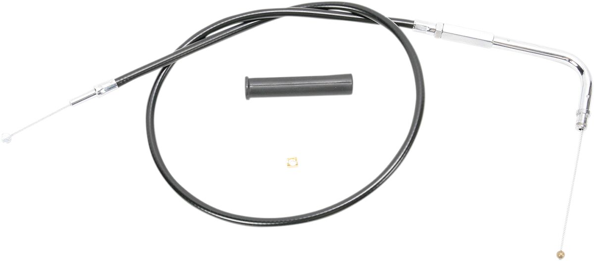 Drag Specialties Cable Throttle Vinyl Black 28. CABLES-THROTTLE Drag Specialties