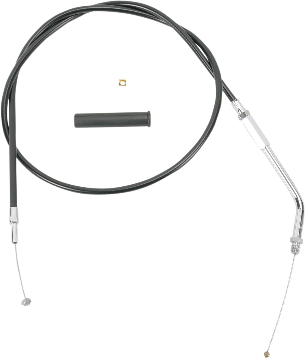 Drag Specialties Throttle Cable Black Vinyl 32.5" Cables Throttle Drag Specialties
