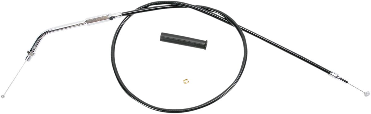 Drag Specialties Throttle Cable Black Vinyl 30" Cables Throttle Drag Specialties