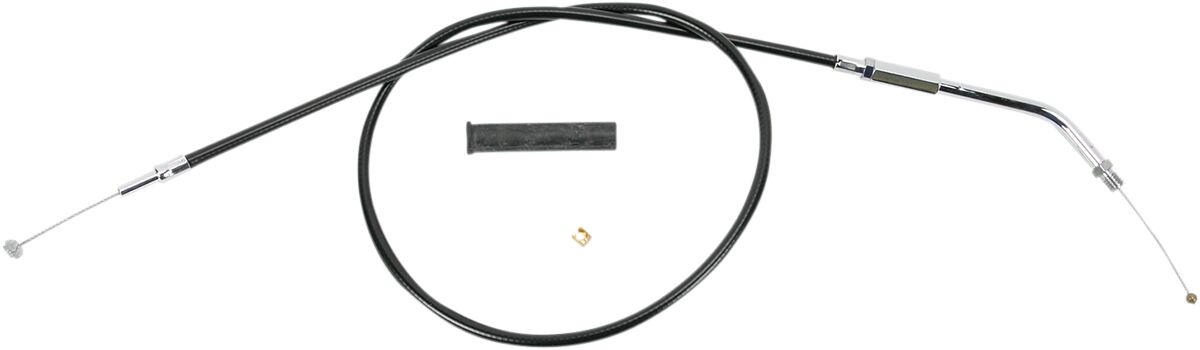 Drag Specialties Throttle Cable Black Vinyl 42.5" Cables Throttle Drag Specialties