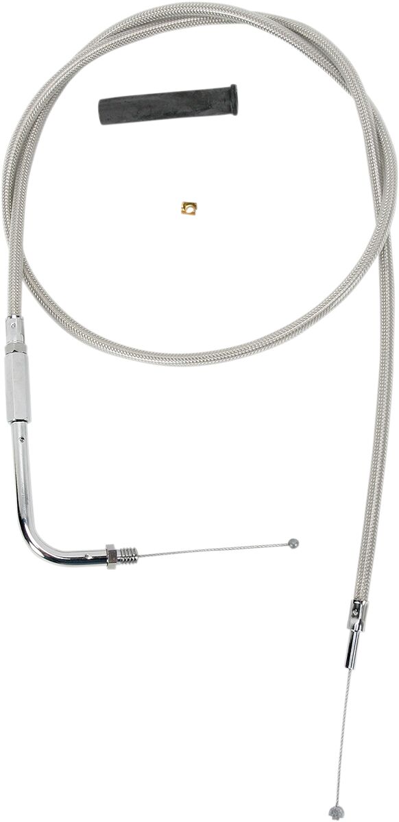 Drag Specialties Cable Throttle Braid 42 CABLES-THROTTLE Drag Specialties