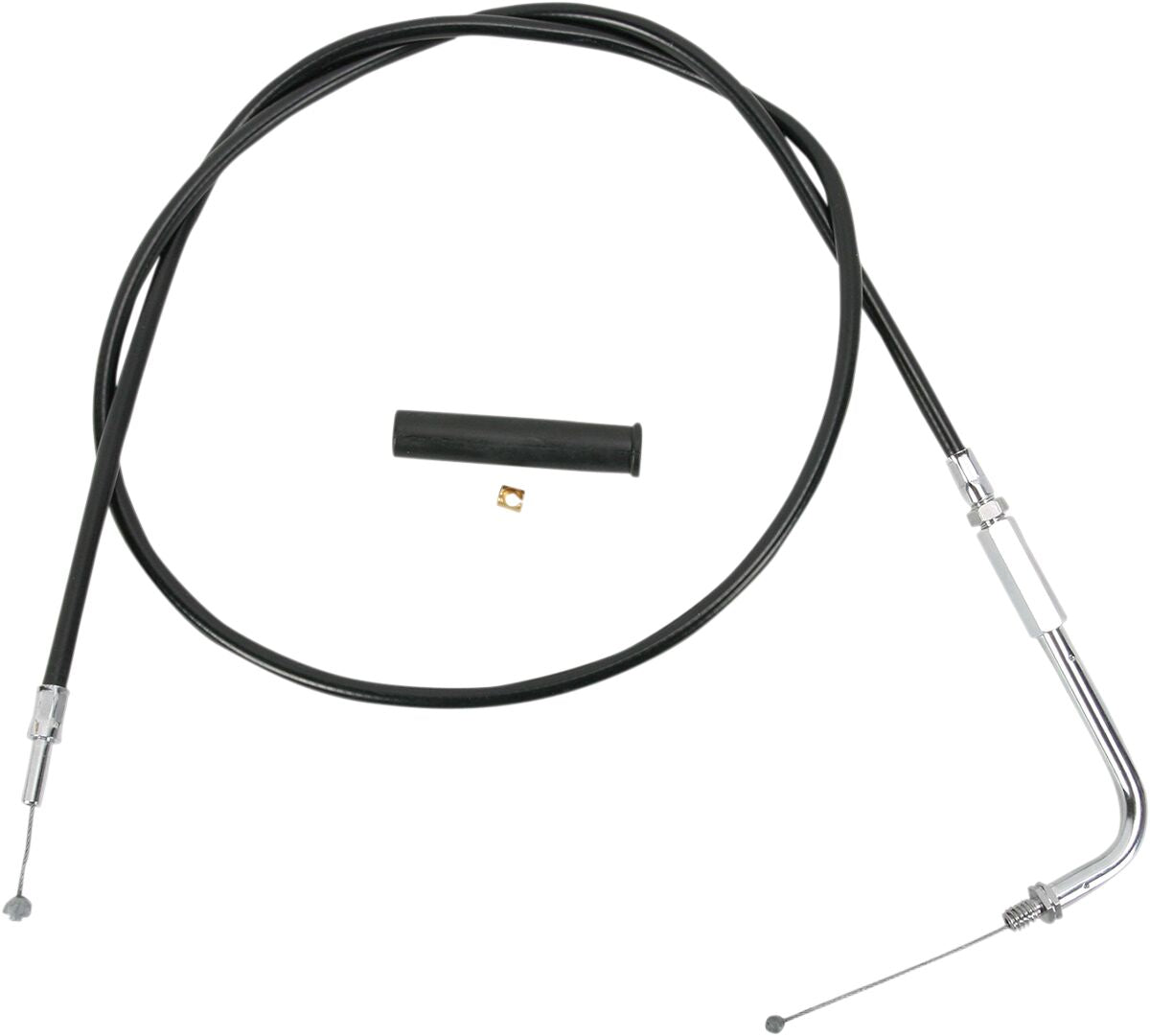 Drag Specialties Throttle Cable Black Vinyl 39.5" Cables Throttle Drag Specialties