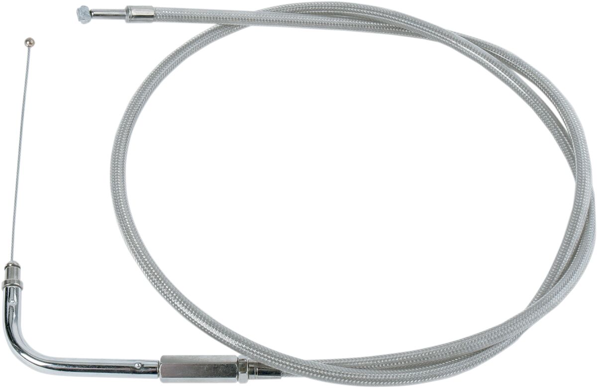 Drag Specialties Throttle Cable Stainless Steel 30" Cables Throttle Drag Specialties
