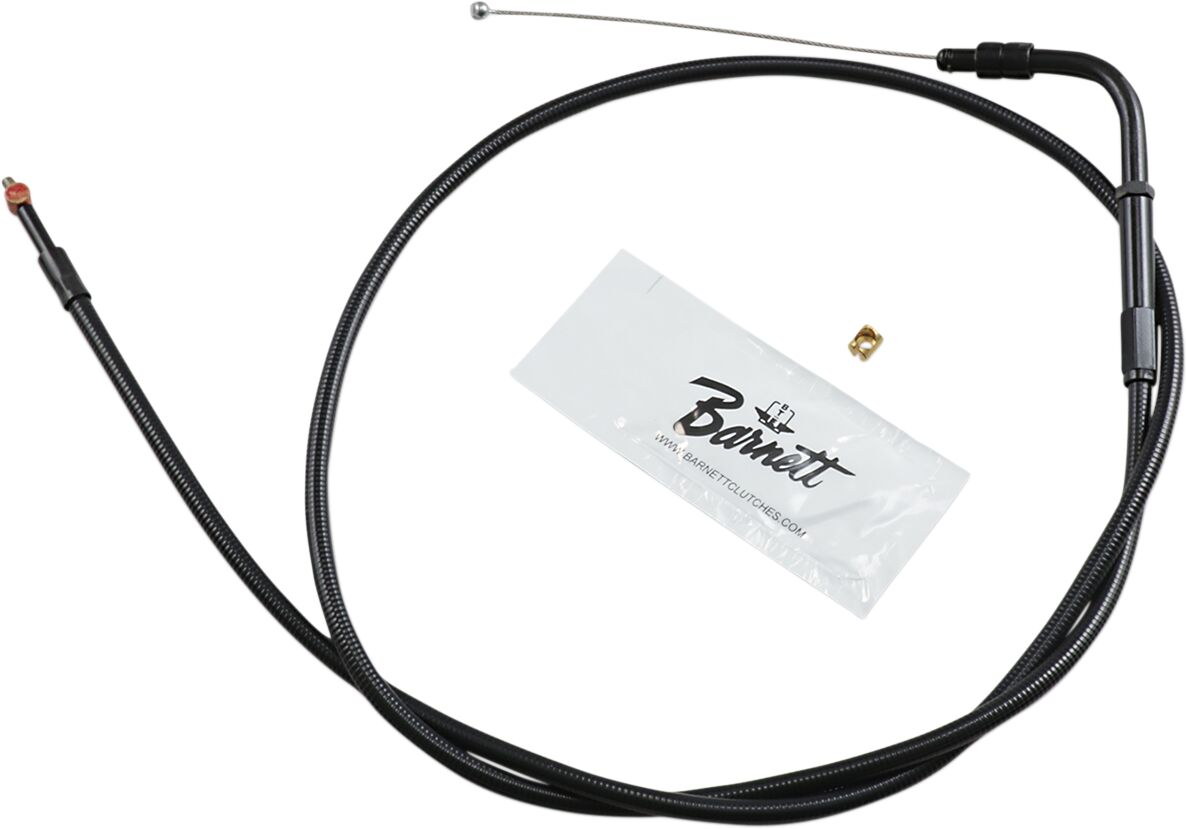 Barnett Throttle Cable Stealth Black On Black Oversize +6"(152 Mm) Cables Throttle Barnett