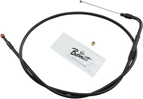 Barnett Throttle Cable Stealth Black On Black Oversize +3"(76 Mm) Cables Throttle Barnett