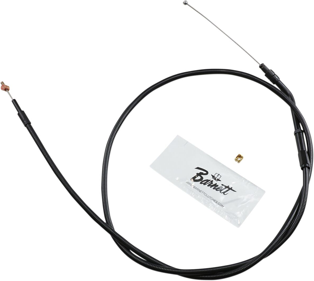 Barnett Throttle Cable Stealth Black On Black Oversize +6"(152 Mm) Cables Throttle Barnett