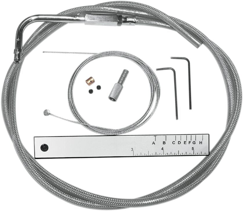 Magnum Shielding Cable Thr Byo Stnl 90 Deg CABLES-THROTTLE Magnum Shielding