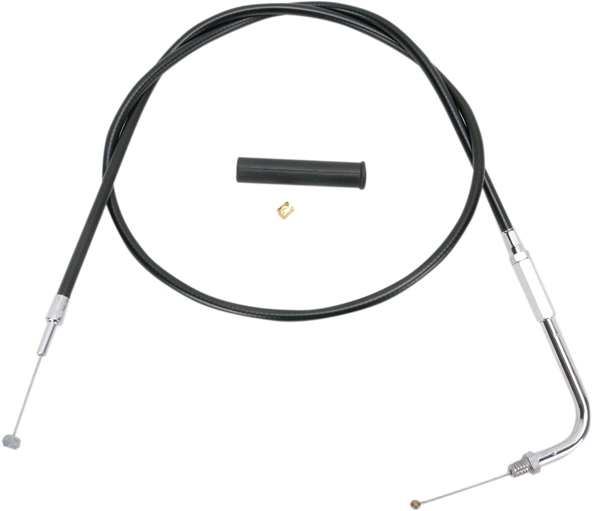 Drag Specialties Throttle Cable Black Vinyl 44" Cables Throttle Drag Specialties
