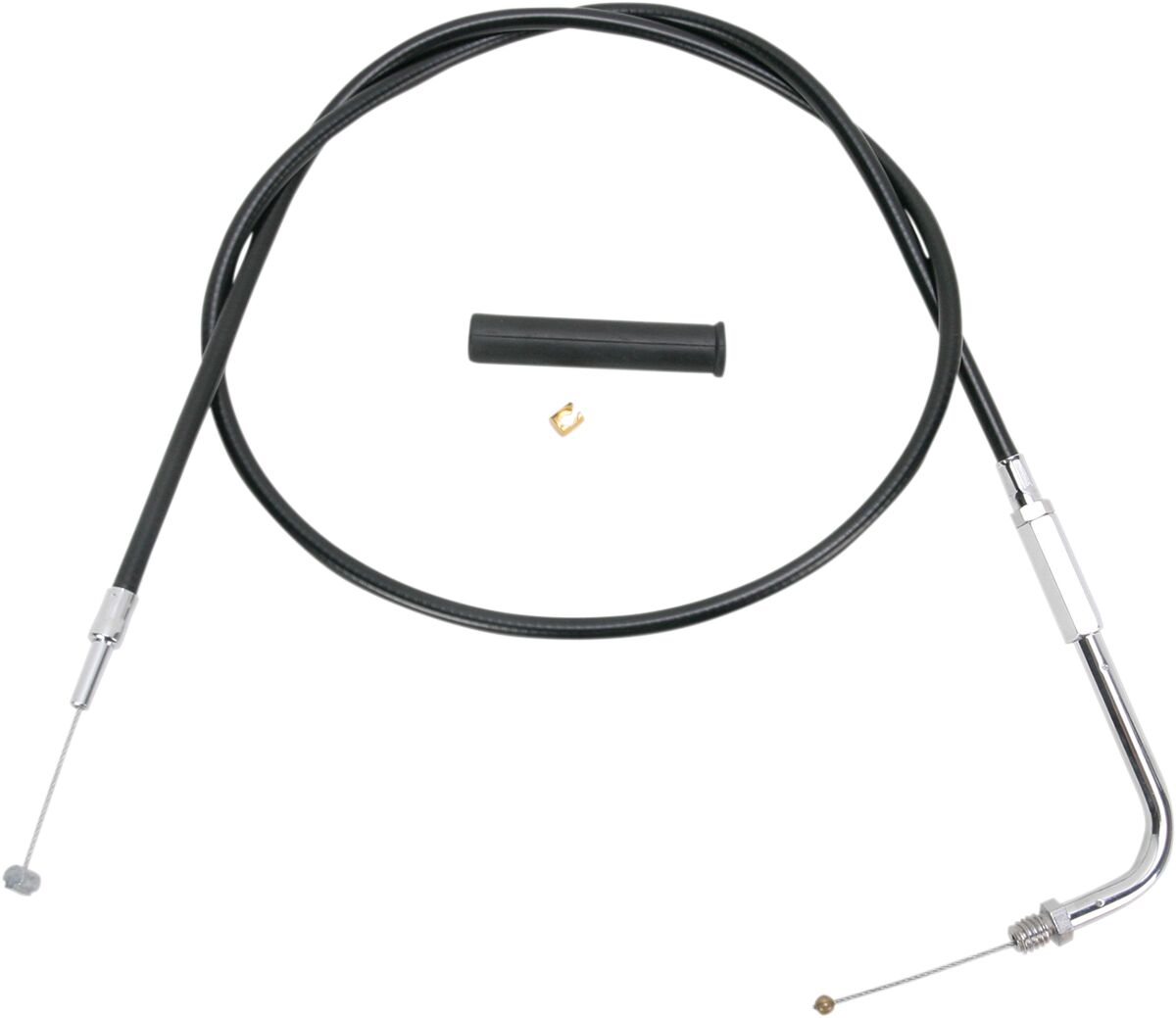 Drag Specialties Throttle Cable Black Vinyl 44" Cables Throttle Drag Specialties