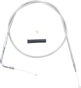 Drag Specialties Throttle Cable Stainless Steel 44" Cables Throttle Drag Specialties