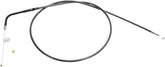 Magnum Shielding Throttle Cable Alt Length Smooth Black Pearl Chrome Black/Clear Cables Throttle Magnum Shielding
