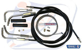 Venhill Hd Throttle Cable Kit Black. P CABLES-THROTTLE Venhill