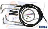 Venhill Hd Throttle Cable Kit Black. T CABLES-THROTTLE Venhill