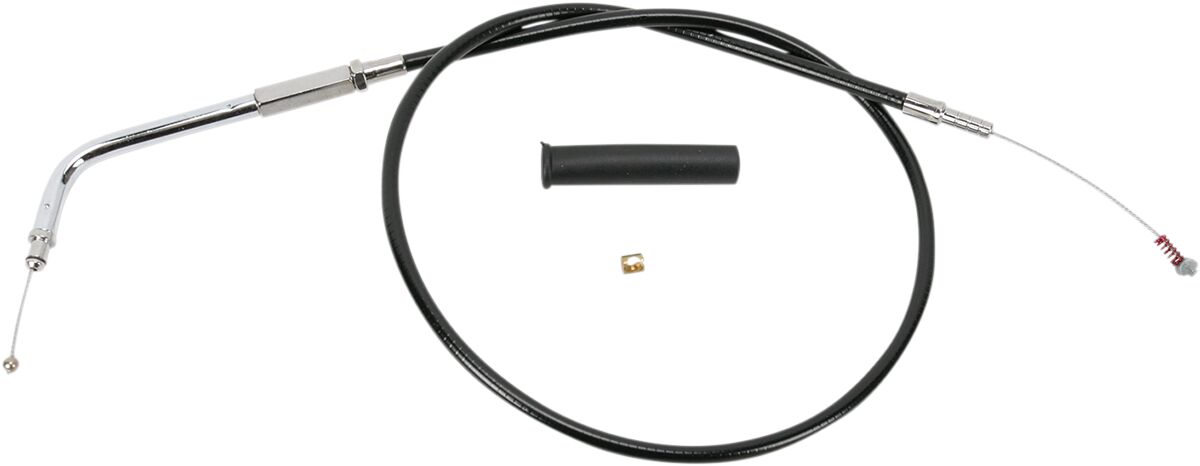 Drag Specialties Idle Cable Black Vinyl 33.75" Cables Idle Drag Specialties