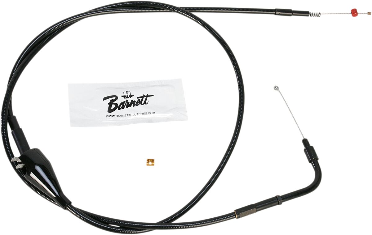 Barnett Idle/Cruise Control Cable Stealth Black On Black Oversize +6"(152 Mm) Cables Idle Barnett