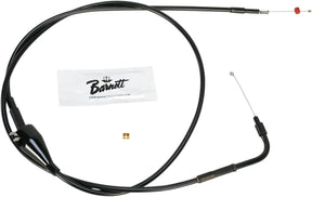 Barnett Idle/Cruise Control Cable Stealth Black On Black Oversize +6"(152 Mm) Cables Idle Barnett