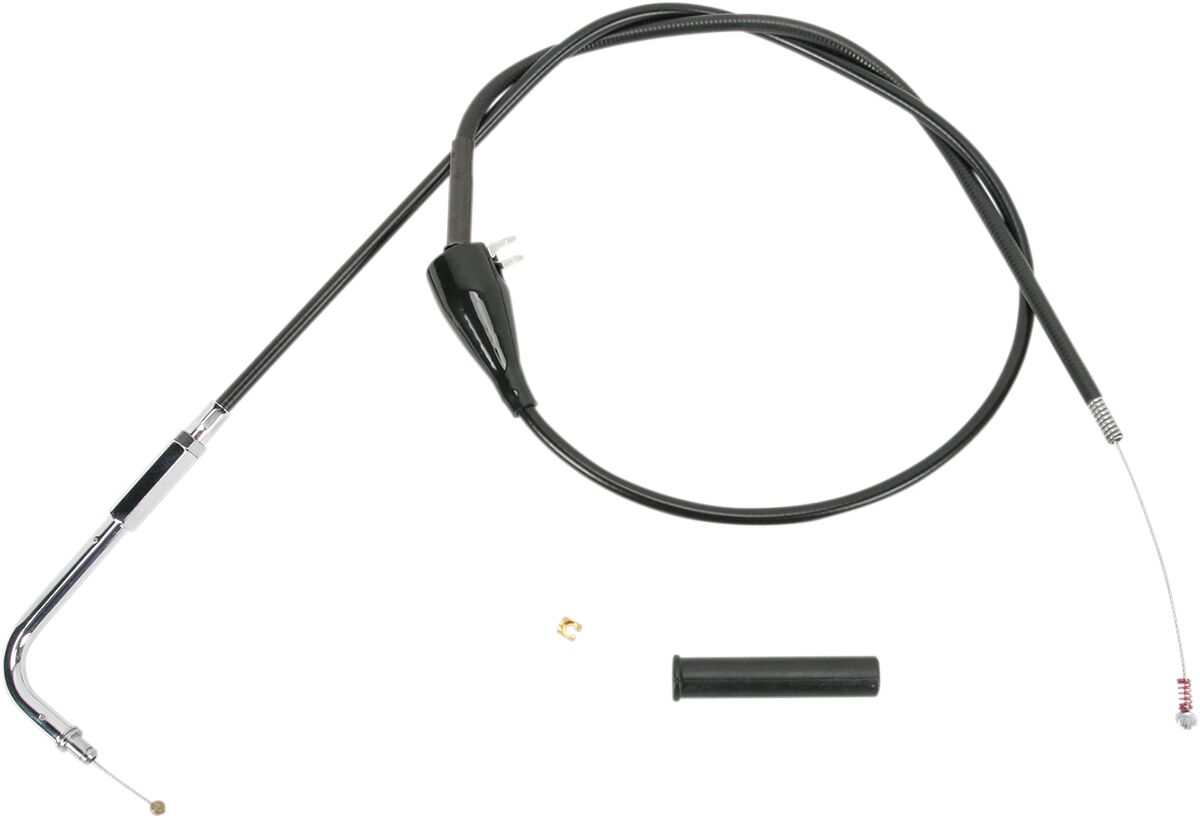 Drag Specialties Idle Cable Black Vinyl 52" Cables Idle Drag Specialties