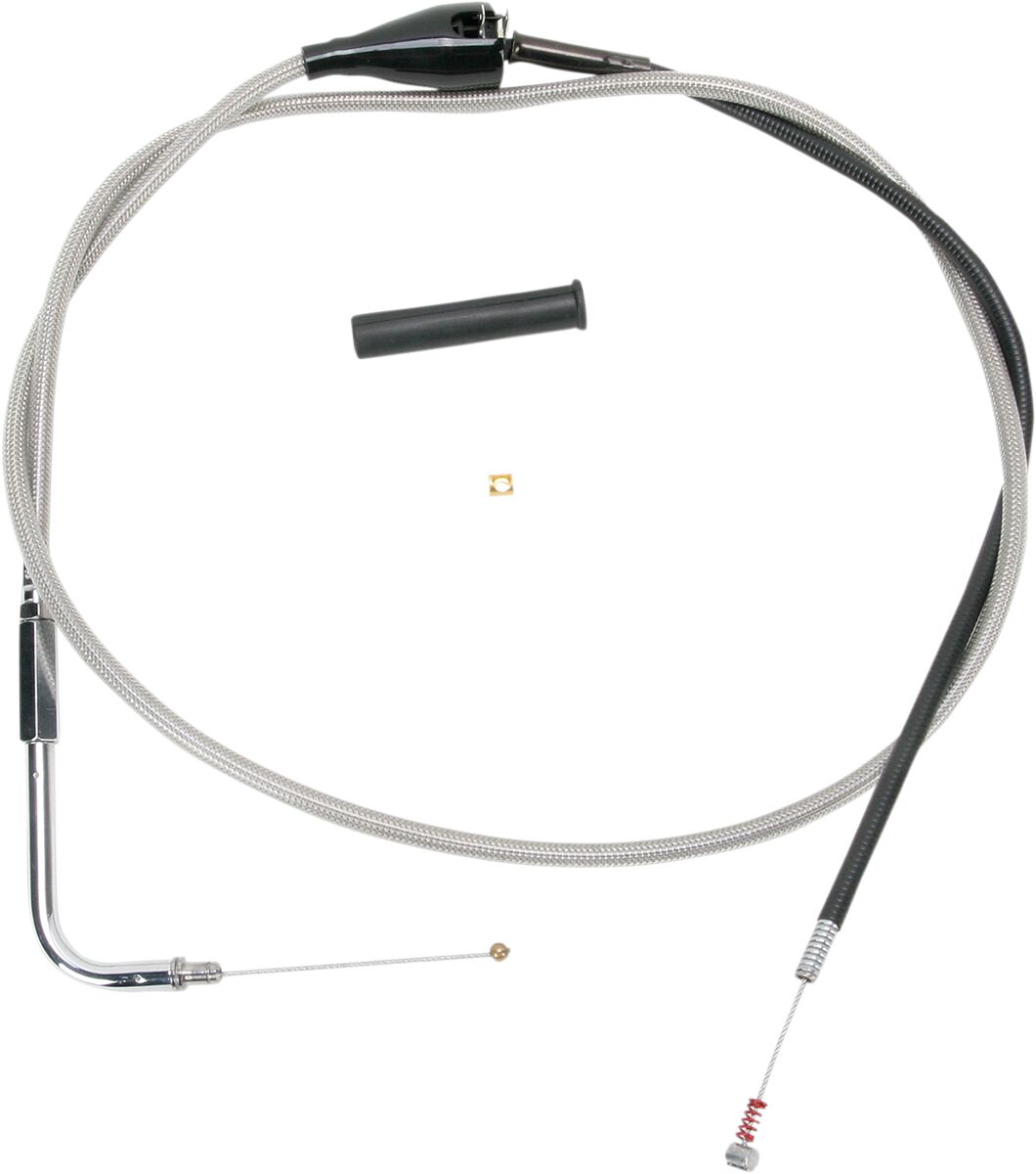 Drag Specialties Idle Cable Stainless Steel 52" Cables Idle Drag Specialties