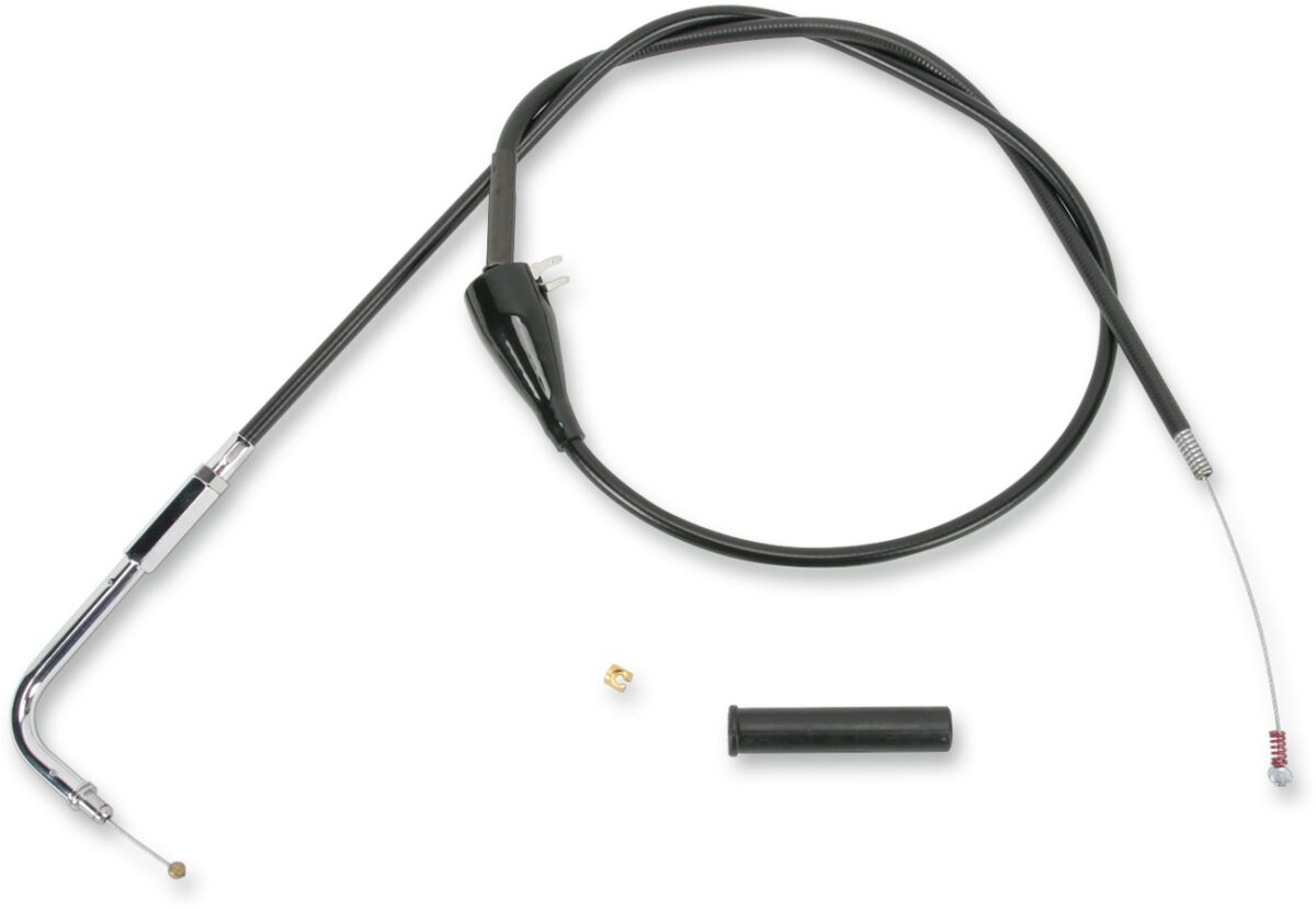 Drag Specialties Idle Cable Black Vinyl 56" Cables Idle Drag Specialties