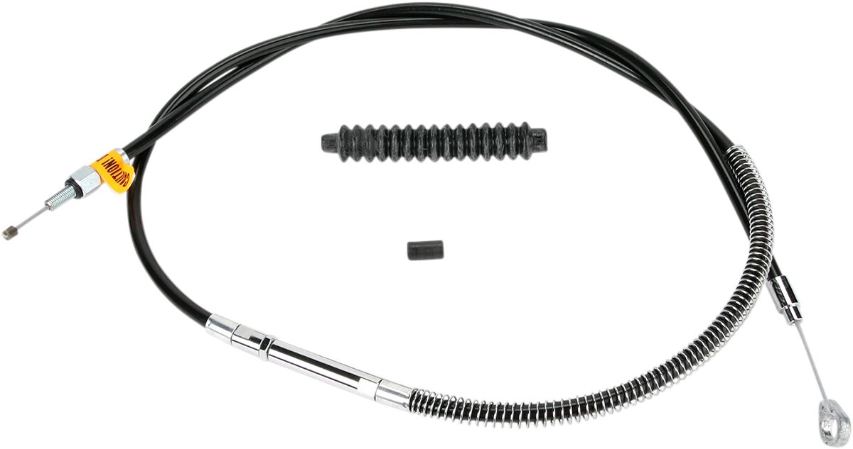 Barnett High-Efficiency Clutch Cable, Black Vinyl - 06-17 Dyna Clutch Lines Barnett
