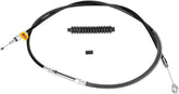 Barnett High-Efficiency Clutch Cable, Black Vinyl - 06-17 Dyna Clutch Lines Barnett